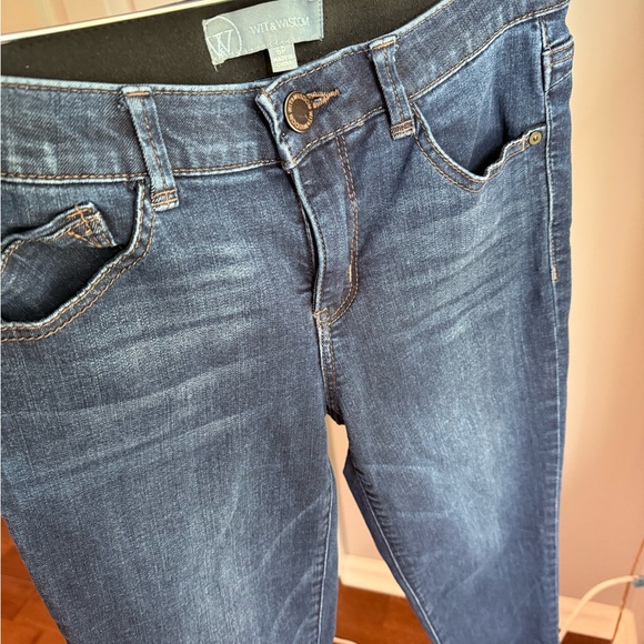 Wit & Wisdom Ab-Solution Skinny Jeans • Dark Wash • Size 6P - Picture 5 of 7